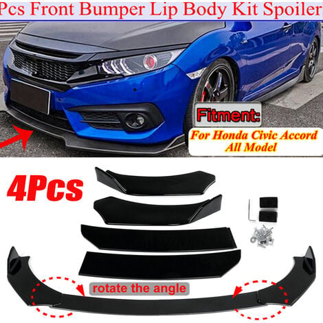 Paracolpi auto R.BUMPER 2 pezzi Nero