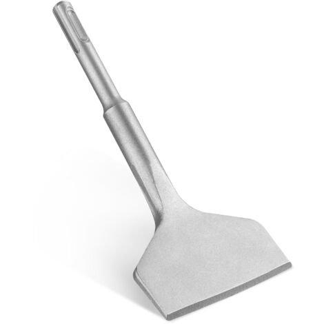 WORKPRO Burin SDS Plus pour Carrelage, 165x75 mm Burin Plat, Burin à Carrelage Professionnel, Burin pour Sol Stratifié et Moulures Murales, Compatible avec Les Outils SDS Plus
