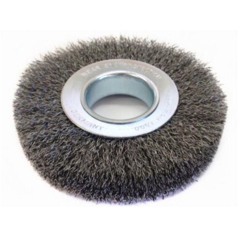 WEBMARKETPOINT Kamin Rundbürste 200 Mm - Stahl Lamellen Für Ofenreinigung Mit Seilloch