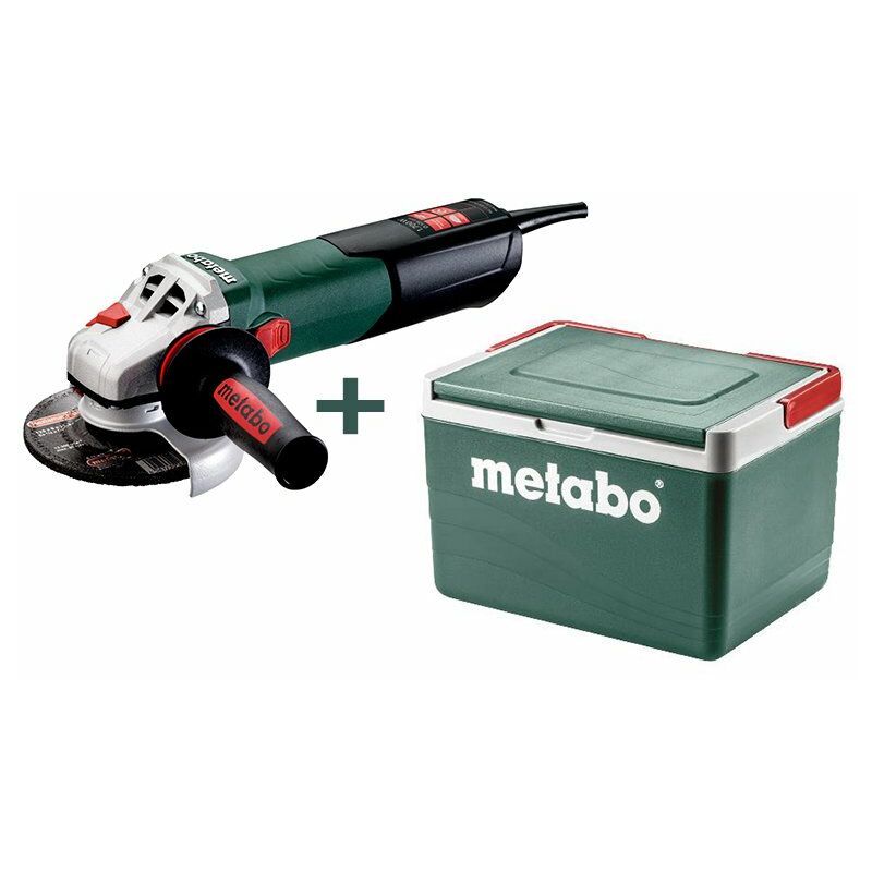 Winkelschleifer Metabo Kühlbox (691164000) SET Quick Metabo WE 17-125 