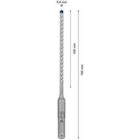 30er-Pack Hammerbohrer SDS plus-7X EXPERT 5x100x165mm Bosch