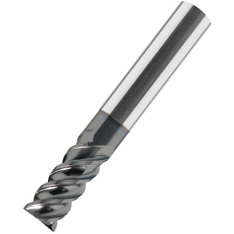 HHIP 5801-0375 Schaftfräser – 2-schneidig, HSS, 1 Cm Durchmesser, Für Metall- & Aluminiumbearbeitung