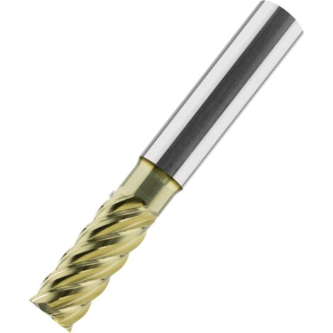 VHM-Schlichtfräser ZrN HA 6 mm Freisetzlänge 43 mm (1/2)