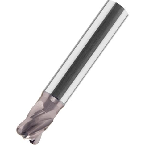 VHM-Torusfräser HSC kurz TIALN HA 6 mm x 1 mm (1/2)