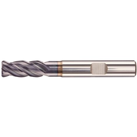 VHM-Schaftfräser HPC lang DIN 6535-HB STEEL 4 Schneiden FORTIS 10,0 / 0,5 mm (1/5)