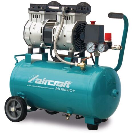 Kolbenkompressor 24L – Ölfrei – 10 bar max. Druck – 240 l/min Ansaugleistung – Leiser Betrieb für mobile Anwendungen – Aircraft (1/2)