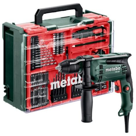 Metabo SB 650 Schlagbohrmaschine 650 W 10 Nm – 1,5-13 mm Schnellspannbohrfutter – 600742710 – Für Beton, Holz und Stahl (1/4)