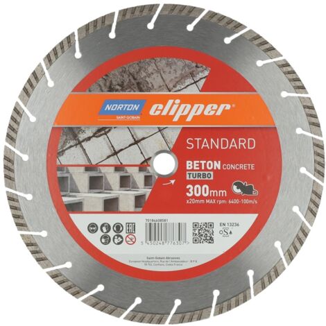 Diamantscheibe Standard Beton Turbo 300 mm (1/5)