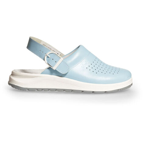 Berufsschuhe Clog Active 87080 Abeba blau perforiert mit Schnalle Gr. 36 (1/5)