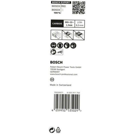 Bosch Säbelsägeblatt EXPERT S 1241 HM VE à 10 Stück Aerated Concrete
