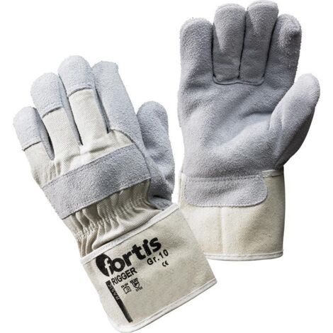 12 Paar Rindkernspaltlederhandschuh Rigger Fortis Gr. 10 (1/5)
