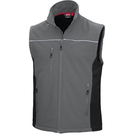 Softshellweste NITRAS MOTION TEX LIGHT 7162 grau/schwarz Gr. XL (1/3)