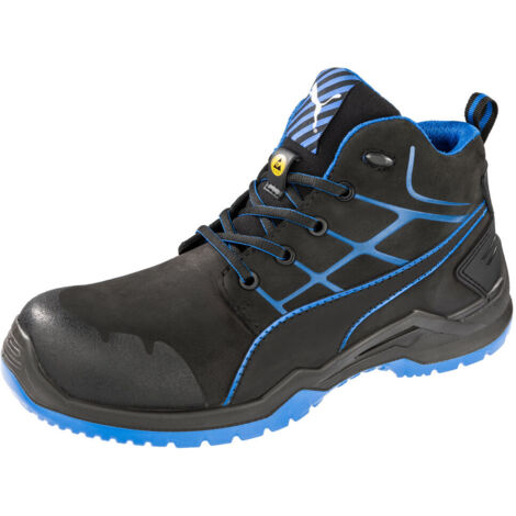 Sicherheitshalbschuh Krypton Blue Mid ESD SRC S3 Gr. 40