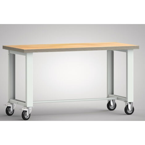 Werkbank mit Buchen-Multiplexplatte 1500 x 700 x 40 mm