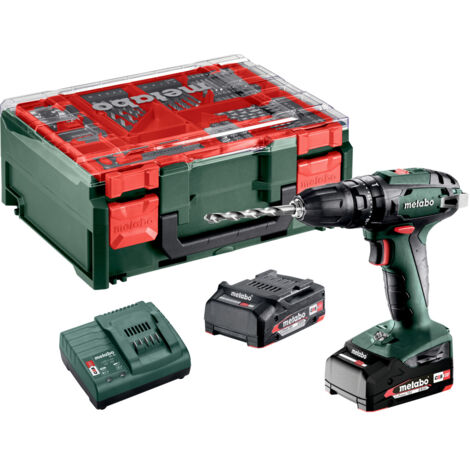 Metabo SB 18 Set Mobile Werkstatt Akku-Schlagbohrschrauber Kunststoffkoffer