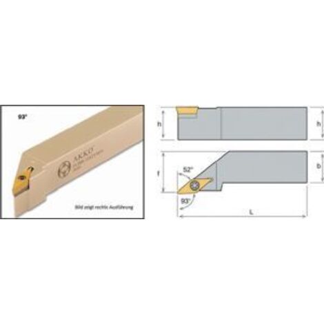 Außen-Drehhalter SVJBR/L SVJBR 2525 M16, 150x25x25mm (1/2)