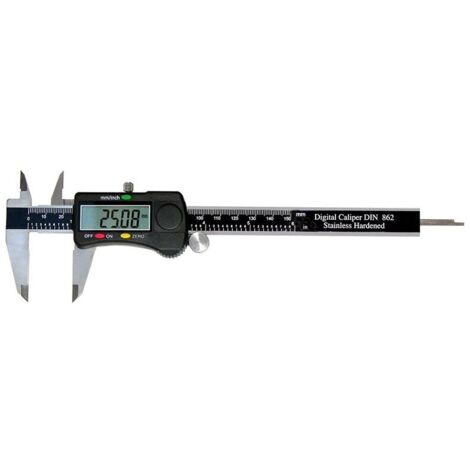 Digital Messschieber DIN 862 150mm mit Rolle und Datenausgang-Standard