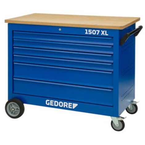 Rollwerkbank 6 extra breite Schubladen 1507 XL 50001 GEDORE