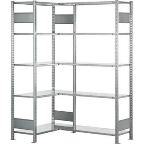 Anbauregal Typ C zu Eckregal 2000 x 1000 x 500mm Traglast: 150kg/Boden (1/5)