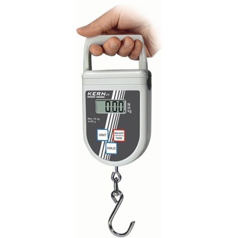 KERN Hängewaage CH 50K50 Wägebereich 50kg Ablesbarkeit 50g Hold-Funktion Maßband (1/3)