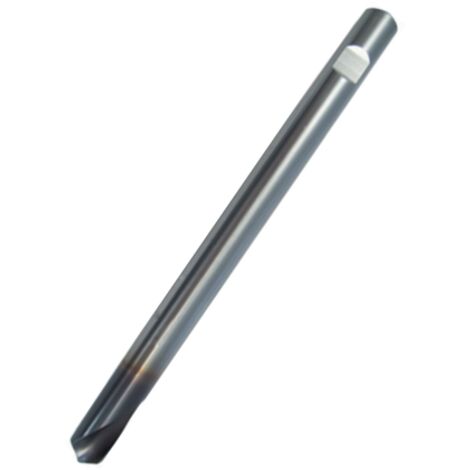 NC-Anbohrer HSS-Co 90 Grad TICN-beschichtet mit Weldonschaft 6,0 mm 140/20 lang