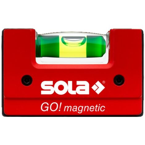 SOLA Kompakt Wasserwaage GO MAGNETIC 6,8cm, 01621101