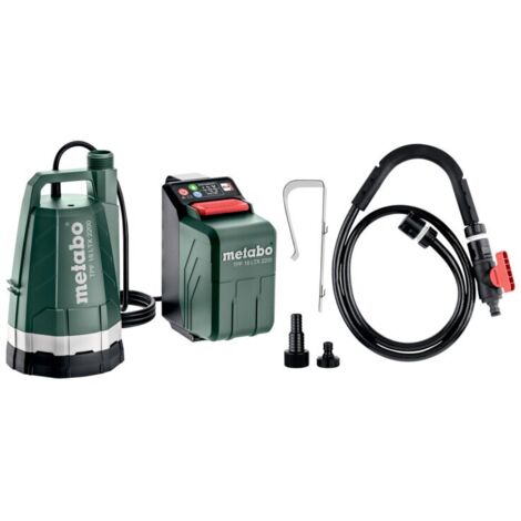 Akku-Tauch- und Regenfasspumpe TPF 18 LTX 2200 (601729850) Metabo + Gartenbrause GB 7 (0903060778)