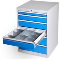 Schubladeneinteilung R 18-24 mit Metalleinteilung für Front 150 mm