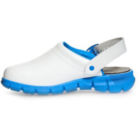 Berufsschuhe Clog Dynamic 7312 Abeba Weiß/Blau Gr. 36