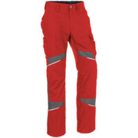 Kübler Hose ACTIVIQ cotton+ mittelrot/anthrazit Gr. 30