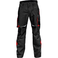 Kübler Hose PULSSCHLAG schwarz/mittelrot Gr. 31