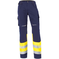 Kübler REFLECTIQ Hose Klasse 1 warngelb/dunkelblau Gr. 24