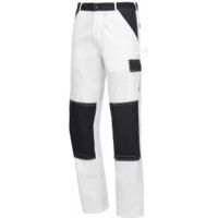 Arbeitshose Motion Tex Light 7513 Weiß/Grau Gr. 50