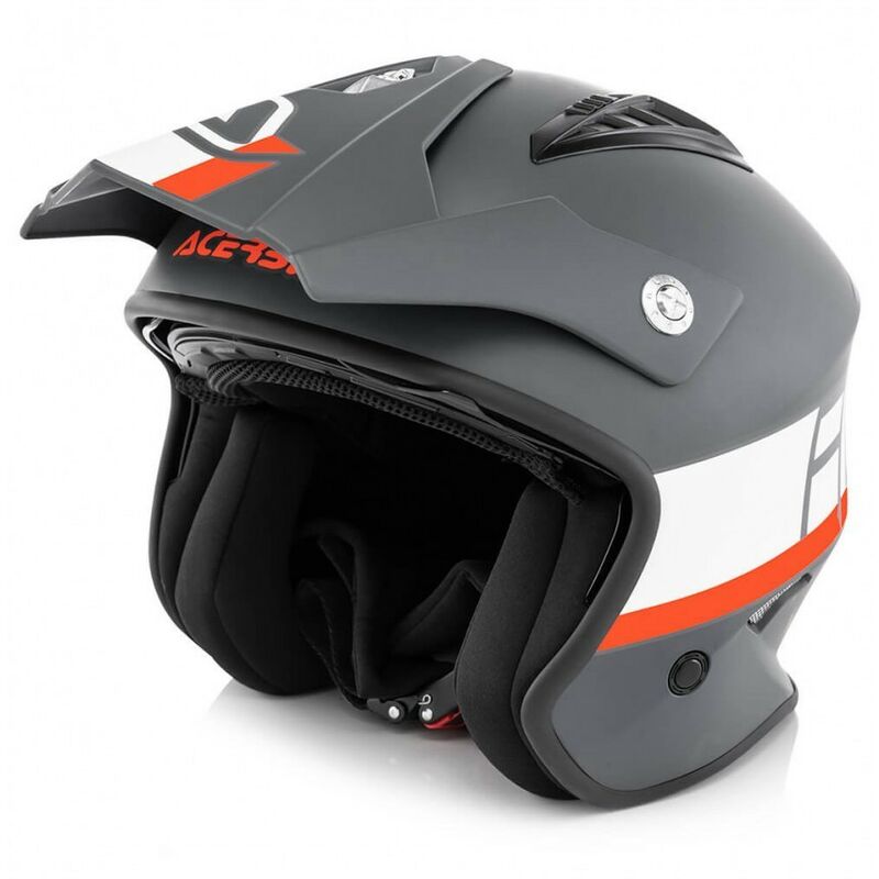 Equipamiento: CASCO JET ARIA ACERBIS GRIS 2021