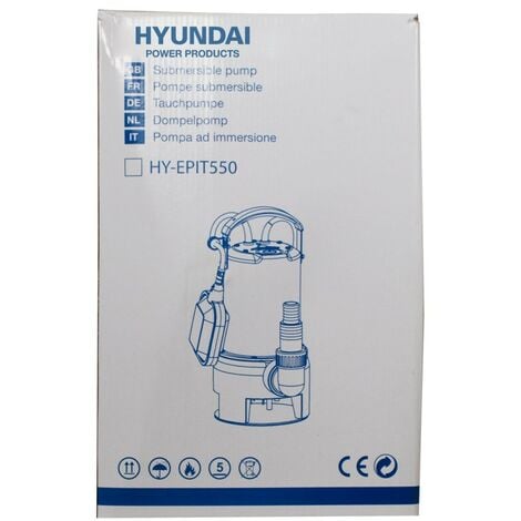 Bomba sumergible aguas sucias modelo HY-EPFT1100 Hyundai HY