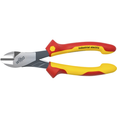 Alicates De Corte Electricista Alicates De Corte Diagonal Wiha 160mm - Con DynamicJoint | Uso Industrial, Corte Preciso Alicate Electricista 8 En 1 Wiha
