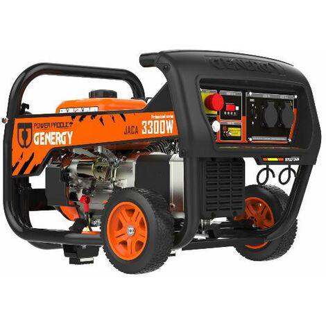 Genergy 11010 Jaca Generador 3300W-230V Gasolina Arranque Eléctrico Modelo Jaca