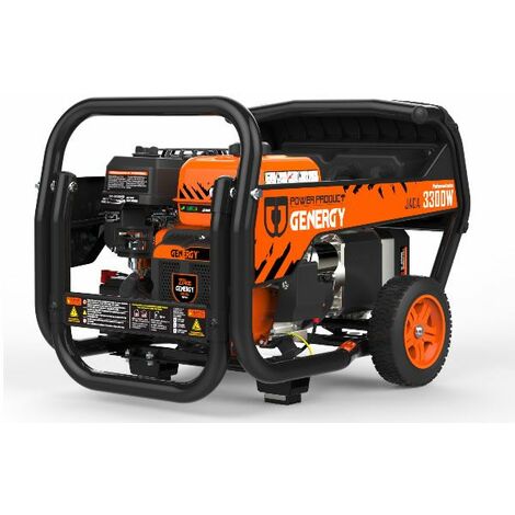 Genergy 11010 Jaca Generador 3300W-230V Gasolina Arranque Eléctrico Modelo Jaca