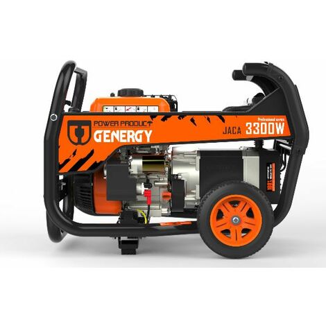 Genergy 11010 Jaca Generador 3300W-230V Gasolina Arranque Eléctrico Modelo Jaca