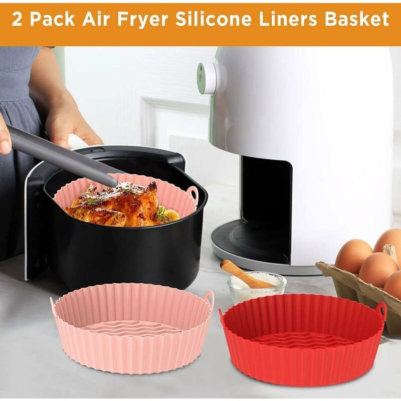 Air Fryer Liners Disposable Parchment Sheet 100pcs-6.3 Inches, Unbleached  Non-stick Tiktok Must Have For Kitchen Baking Paper