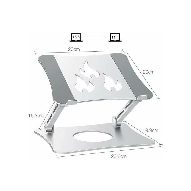 Laptop Desk for Bed, XX-Large Foldable Bed Tray Table for Eating Breakfast,  Writing, Working, Gaming, Drawing with Storage Drawer, Handrest Bookstand,  Tablet Stand, Phone Stand(Black Cherry) 