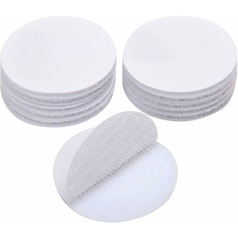 Buy 1440pcs(720 Pairs) 10mm Velcro Dots + 20mm Self Adhesive Dots Tapes  Sticky Back Coins Hook & Loop Magic Round Pads Craft Tape for Home School  Office(White) Online at desertcartINDIA