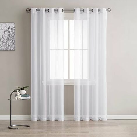  Geometric Curtains White Cotton Linen Textured Curtain for Living  Room Darkening 108 Inch Long Bedroom Curtain Modern Curtains Black Jacquard  Semi Blackout Window Curtain 1 Panel , Grommet Curtains : Home & Kitchen