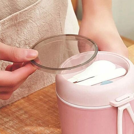 530ML Thermal Lunch Box Food Container PP Material Vacuum Cup Portable Soup  Cup