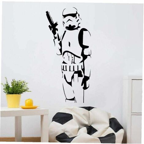Decor Fashion Product Cool Star Wars Kids Love Stormtrooper Art Wall Sticker  Vinyl Decals Decor Boys