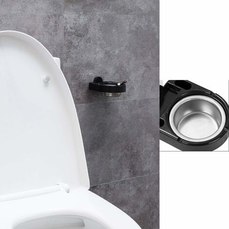 2 Pieces Wall Mounted Stainless Steel Ashtray, Stainless Steel Bathroom  Ashtray, Windproof Cigarette Ashtray Smokers Ash