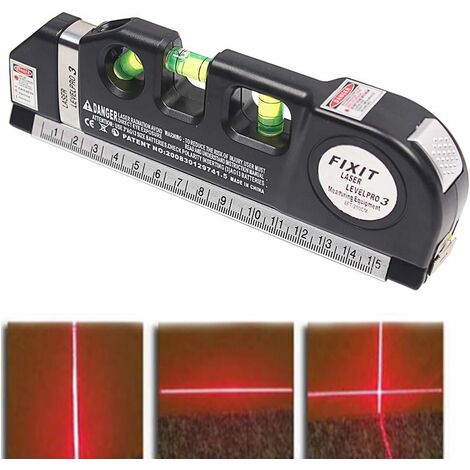 Laser Tape Ruler - BESTGIFT Multifunction Laser Measuring Line Laser Ruler Measuring Line Standard and Metric Ruler Adjusted SOEKAVIA