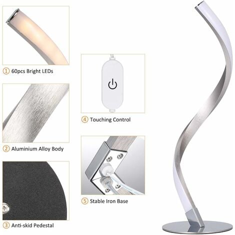 Desktop Magnifying Lmap ,Magnifying Glass USB Table Desk Lamp with  Brightness Adjustable LED Light Great Hands