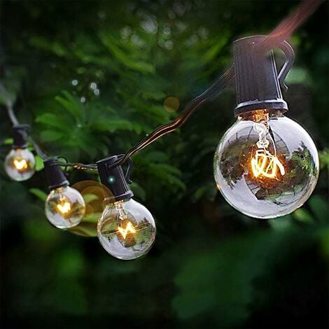 Solar Party String Lights, 25 Bulb Starter Set