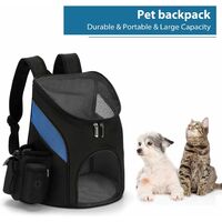SOEKAVIA Dog Carrier Backpack Cats Cat Carrier Dog Carrier for Small Dogs with Removable Cushion for Hiking Travel L